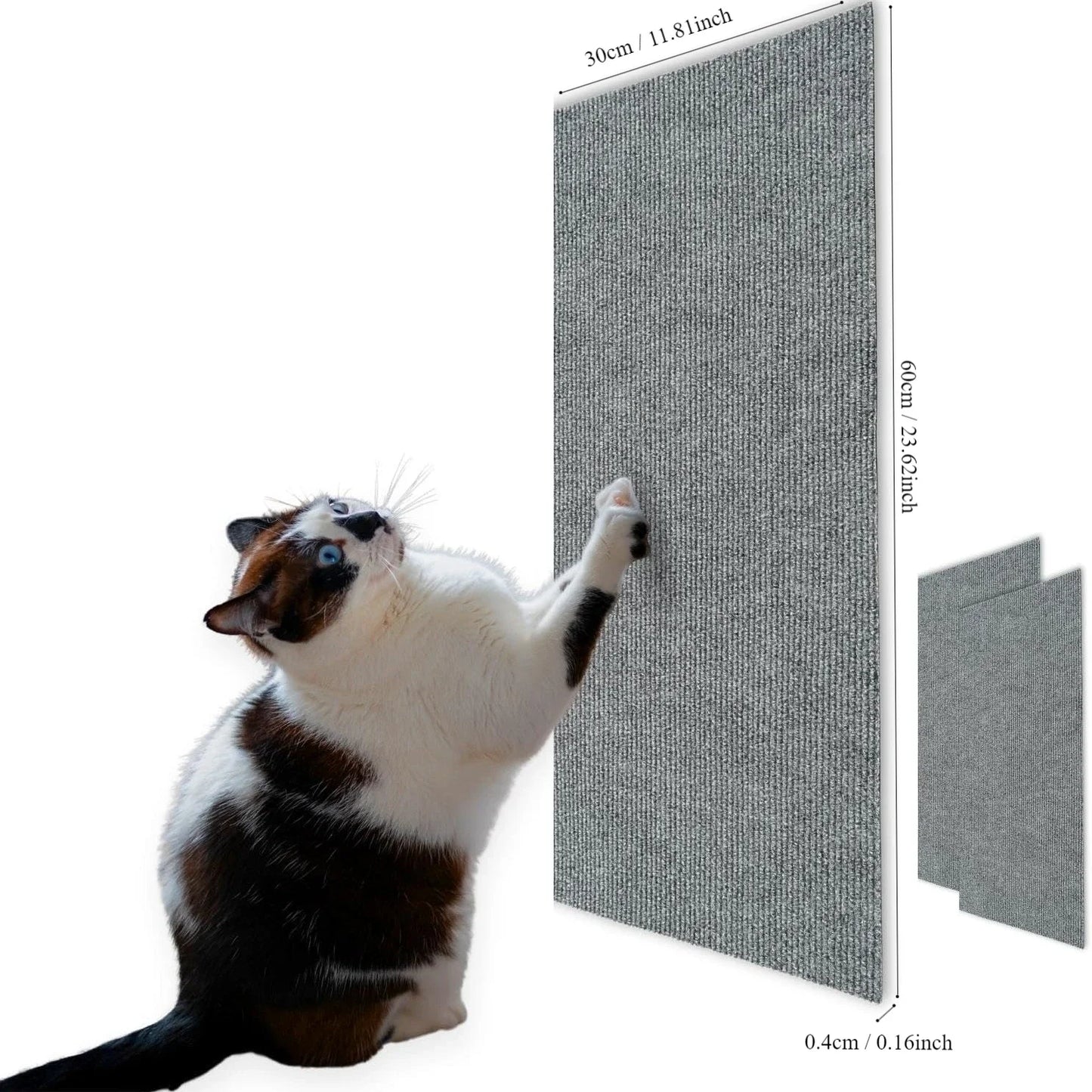 Cat Scratch Mat | Self-Adhesive, Trimmable & Durable Carpet Pad for Cats